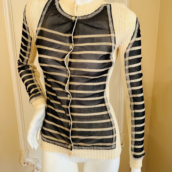 Jean-Paul Gaultier Knits Oatmeal Ribbed Knit - Picture 12 of 13